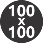 100 * 100 cms