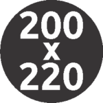 200 * 220 cms